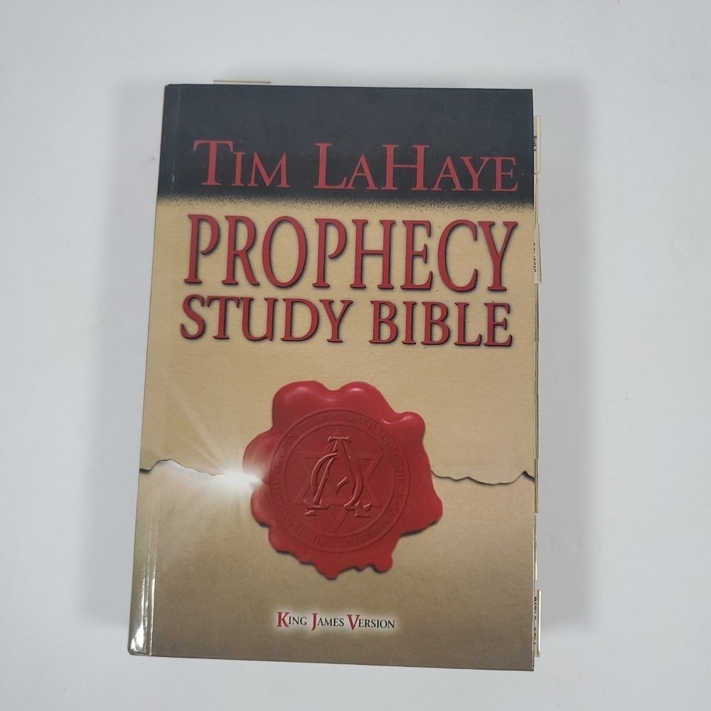 Prophecy Study Bible KJV by Tim Lahaye 2000 AMG Pub HC Color‎ Maps Indexed